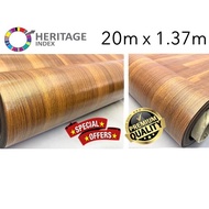 Super Berat Tikar Getah 20m x 1.37m (4.5 kaki) PVC Karpet Vinyl Carpet Flooring Roll Canopy Alas Meja Khemah Kanopi