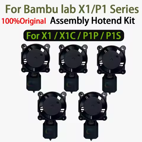 Original Hotend For Bambu Lab X1 X1C P1P P1S Hard Steel Nozzles Bamboo Hotend Thermistor For bambu l