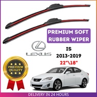 Lexus IS 2013 - 2019 PREMIUM SOFT RUBBER WIPER BLADE (2PCS/SET)