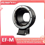 Viltrox Auto Focus EF-EOS M Lens Mount Adapter for Canon EF EF-S Lens to Canon EOS Mirrorless EF-M M
