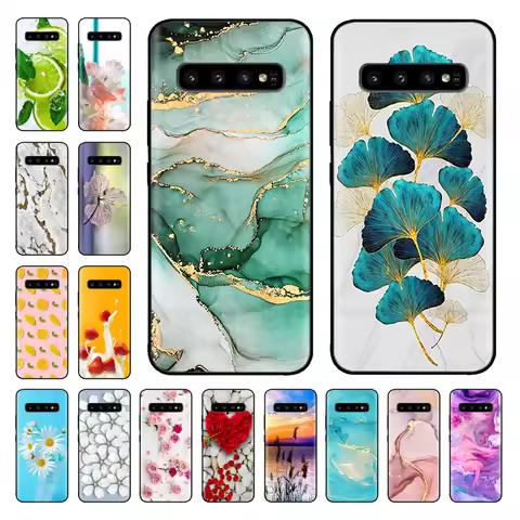 For Samsung S10 Plus Case S10 Silicone Fashion Back Cover Cases For Samsung Galaxy S10 S10E S 10 S10