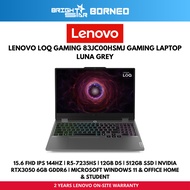 LENOVO LOQ Gaming 83JC00HSMJ Laptop - 15.6" FHD IPS 144HZ/R5-7235HS/12GB/512GB/RTX3050/W11+HNS
