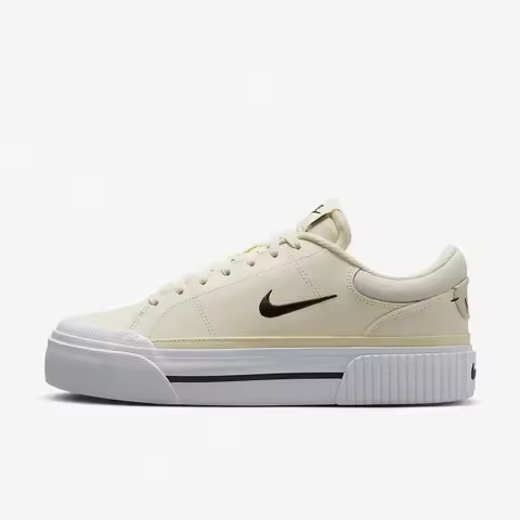 Nike Authentic Women's COURT LEGACY LIFT Low-Top Casual Sneakers FV5526-101