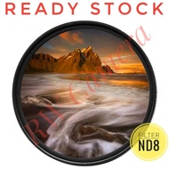 ND8 Filter 37mm 37 mm Neutral Density ND 8 3 Stop Stops Landscape Camera Lens
