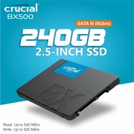 Pre-Owned Crucial BX500 240GB 2.5" SATA SSD – Speed Upgrade for PC/Laptop