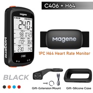 Magene เครื่องวัดความเร็วอัจฉริยะแบบไร้สายคอมพิวเตอร์ GPS จักรยาน C406 MTB เซ็นเซอร์ชัตเตอร์ที่รวดเร