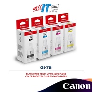 Canon GI-76 Ink Cartridge Black , Cyan , Magenta , Yellow GI76 GI 76 for GX3070 GX4070 GX5070 GX5570