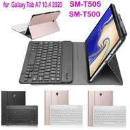 ✿Galaxy Tab A7 Case Keyboard for Samsung Galaxy Tab A7 10.4 2020 Wireless bluetooth Keyboard Case Cover SM-T500 SM-T505