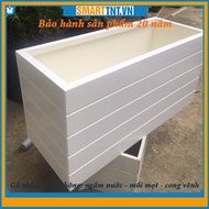 (Đủ kích thước) 70x30x30 Chậu composite ngoài trời kẻ chỉ mới. hàng cao cấp