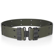 Mens 5.5cm Canvas CQB Training Belt Nylon Woven Waist Wrap Multifunctional American Tactical Belt Ou