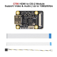 HDMI to CSI 2 Adapter C790 | Support Video & Audio | Up to 1080p60fps | for Raspberry Pi 5 / 4 B / 3