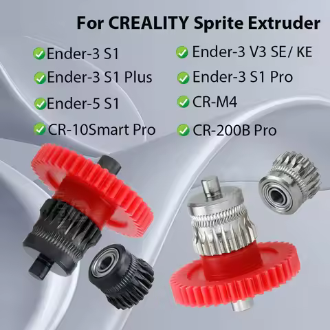 for Creality Sprite Extruder Parts Ender 3 V2 Extruder Kit Ender 3 Sprite Extruder Gear Upgrade 3D P