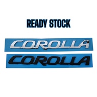 emblem corolla hitam chrome emblem corolla 17cm