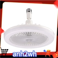 【A-NH】Ceiling Fans with Remote Control and Light Lamp Fan E27 Converter Base Smart Silent Ceiling Fans for Bedroom Living Room