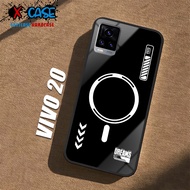 HP Casing VIVO V20 Softcase VIVO V2025 V2024 Glossy Case Shiny Glass Casing Protective Mobile Phone 