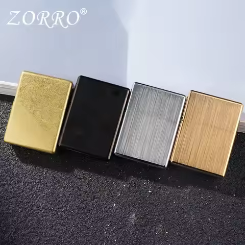 ZORRO Classic 912 Armor Kerosene Lighter Brass Windproof&Waterproof High-End Lighter for Personalize