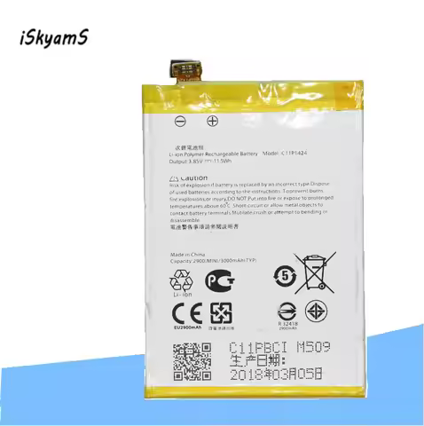 1x 3000mAh C11P1424 Replacement Battery For ASUS Zenfone2 Zenfone 2 ZE550 ML Z008D ZE550ML ZE551ML Z