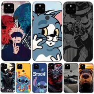 Case For Google Pixel 4a 5XL 5G 4A 4G Case Back Phone Cover Protective Soft Silicone Black Tpu Cute Minnie funny Tom Cat