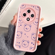 Case For OPPO Reno 12F 4G 12F 5G F27 5G Three-Color Bear Phone Silicone Shockproof