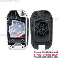 TOMBOL DB81>> Flip Key Folding Key Case Nissan March 3 Buttons Key Housing