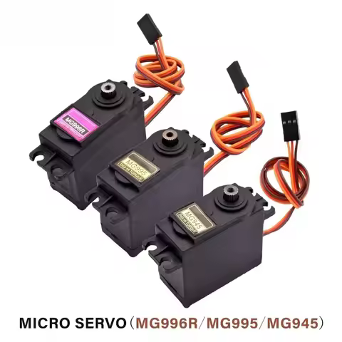 1pc MG945 MG995 MG996R Metal Gear Servmotor 180 360 High Speed Analog Servo Motor for Model Airplane