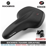 [SG] ROCKBROS seat bicycle seat bicycle Saddle Rainproof seat bicycle accessories bicycle big seat c