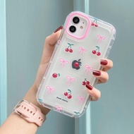 Cherry Red airbag shockproof case realme 7i c17 c11 2020 c15 c20 c11 2021 c55 c35 c21y c25y c30 c25 