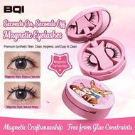 [Ready Stock] BQI Magnetic Eyelashes No Glue Needed Bulu Mata Magnet Natural Look Reusable False Las