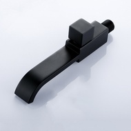 Kai Zhong Yuan Single Cold Black Balcony Mop Sink Copper Faucet Bathroom Wall-Mounted Extended Mop S