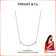 (New) Womens Fashion Necklace s925 sterling silver T Series Medium Smile Necklace with Diamonds Vale