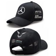 2025 New F1 Mercedes Team Hamilton Mercedes-Benz AMG Racing Cap Breathable Mesh Cap Baseball Cap