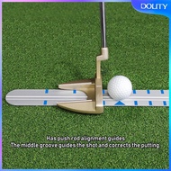 [dolity] Golf Training Aid, Golf Putting Alignment Rail Practice Putter Ruler Trainer