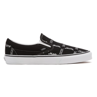 Vans รองเท้าผ้าใบ Classic Slip-On Shadow Vans | Black/True White ( VN0A5JMHB0H )
