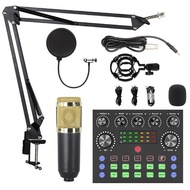 [Youpin] Cross-Border BM800 Condenser Microphone Microphone V8 Sound Card Mobile Phone Computer Anch