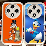 H128 Donald Duck White Casing for Xiaomi Redmi poco C75 A3X C61 X7 A3 14C X3 Pro NFC 5G