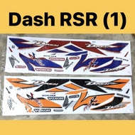 Stiker sticker body stripe (1) honda dash110v1 dash 110 v1 wave dash RSR