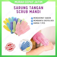 Multipurpose body scrub glove foam body scrub glove