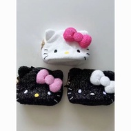 Korean Niche 25 New Style kitty 50th Anniversary Shiny Storage Bag Cosmetic Bag h