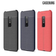 Vivo V17 Pro 1910 CASEBURG Urban Shield 商務斯文 耐磨皮紋 保護套 手機軟殼 0319A