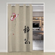 Curtain Noren Entrance Feng Shui Door Curtain Kitchen Door Divider Bedroom Blackout Curtain Aircon Door Curtain Toilet Partition Door Curtain Room Decoration Great For Privacy - （Include Tension Rod）ML010604