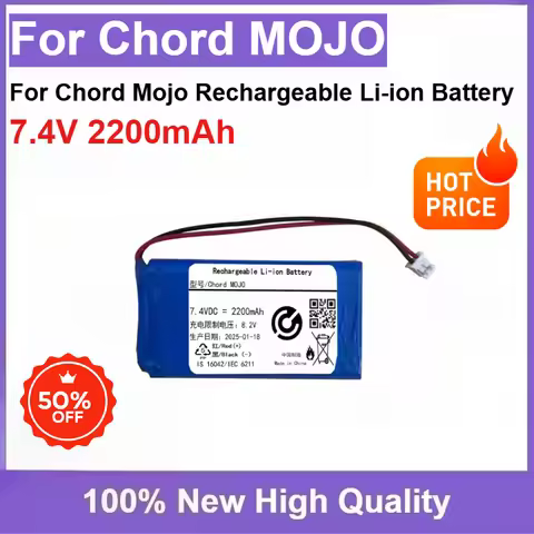 New Replaceable Battery for Chord MOJO / POLY 2200mAh/2050mAh High Capacity Rechargeable Li-ion Batt