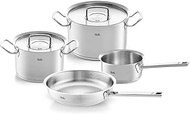 Fissler Original Profi Collection 4-Piece Saucepan Set Metal Lid