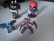 公仔 （薩波，死侍，x噴，烈咬陸鯊）