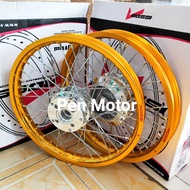 Velg Jari Jari Ring 17 Velg Rossi Khusus Untuk Motor Yamaha Vixion Old Ukuran 140x17 Warna Velg Gold