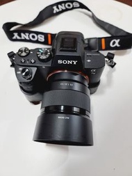 Sony a7 ii + FE 50mm f1.8; Full Frame mirrorless camera
