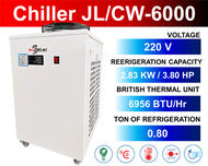 Chiller เครื่องทำน้ำเย็น Water Cooling เครื่องชิลเลอร์ CW6000 Chiller CW6000 CW6000 ชิลเลอร์ Water C