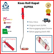 Koas Roll Cat Kapal - Kuas roll Cat Tembok Kecil 4" Gagang Panjang