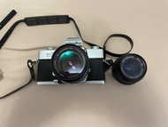 Minolta SR-T Super 35mm Film Camera with 50mm & 28mm Lenses