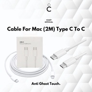 Mac Type C To C Charger (2M) Mac USB C Cable Support Fast Charging