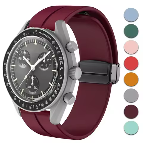 Men Women Moon Mercury Mars Sports Bracelet Magnetic Buckle Strap for Omega X Swatch Joint Moon Swat